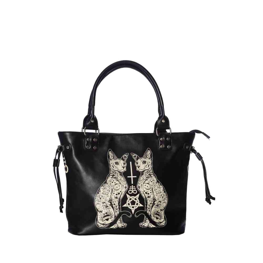 Banned - ESOTERIC CAT Sac à main - Noir